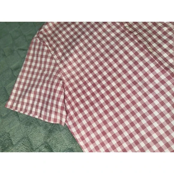 NWT Hawker Rye Short Sleeve Basketweave Slim Button Up Size 2XL - Picture 3 of 9